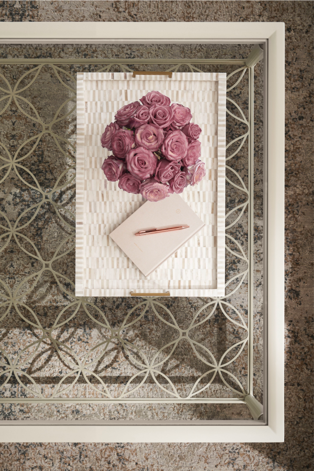 Silver Framed Cocktail Table | Caracole Works Like A Charm | Caracole.eu.com