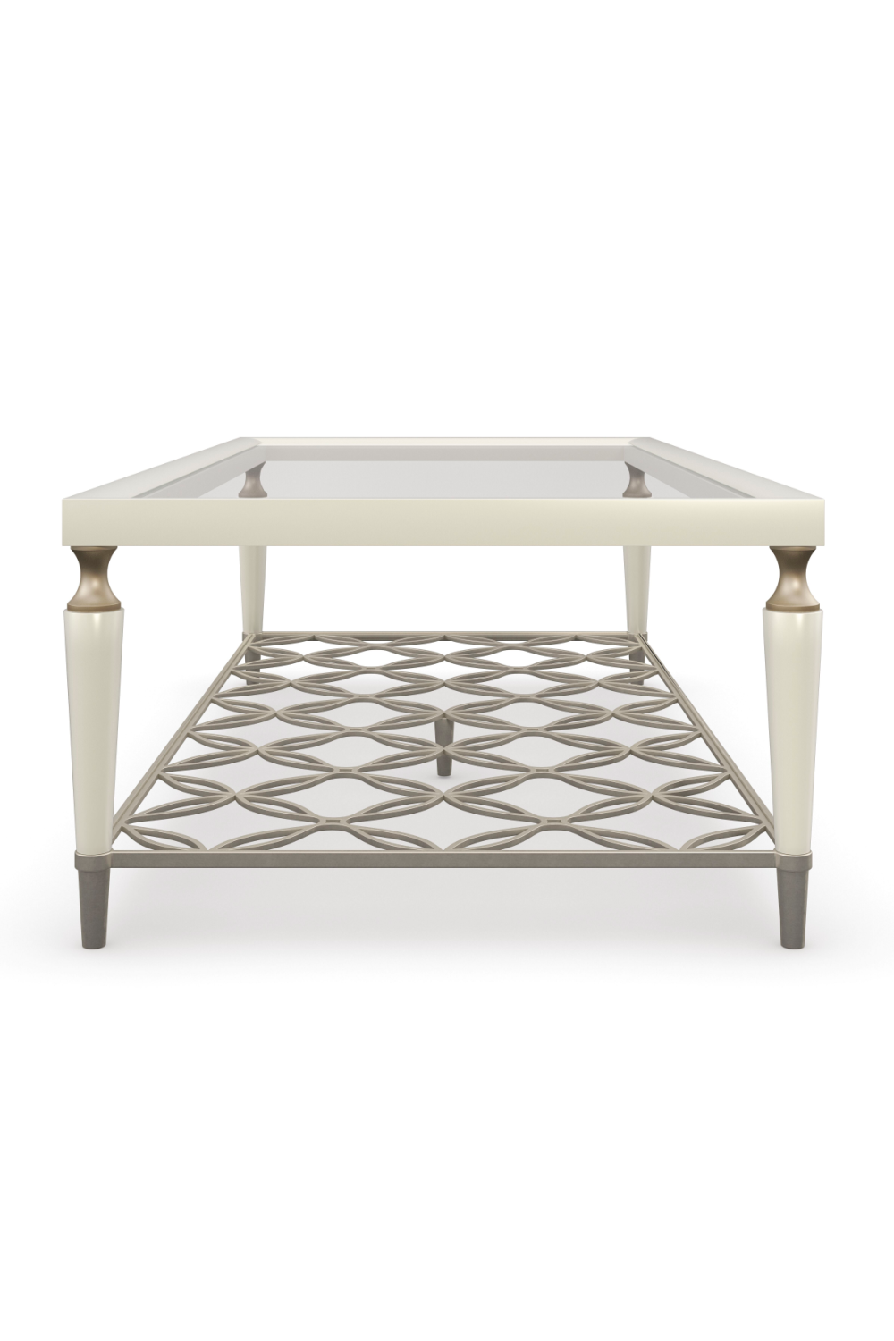 Glass Top Modern Cocktail Table | Caracole Easily Charming | Caracole.eu.com