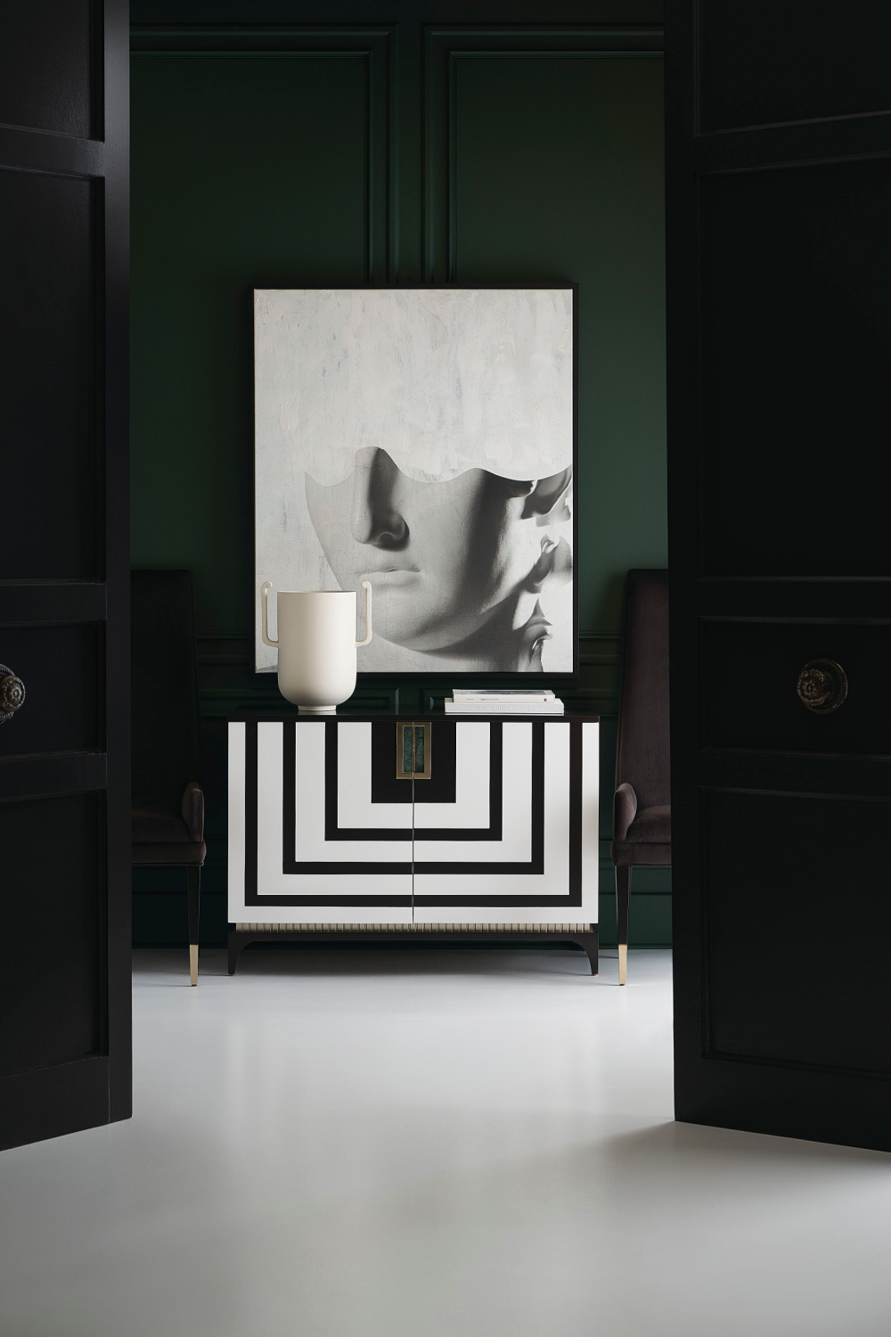 Graphical Wooden Chest | Caracole Theseus | Caracole.eu.com