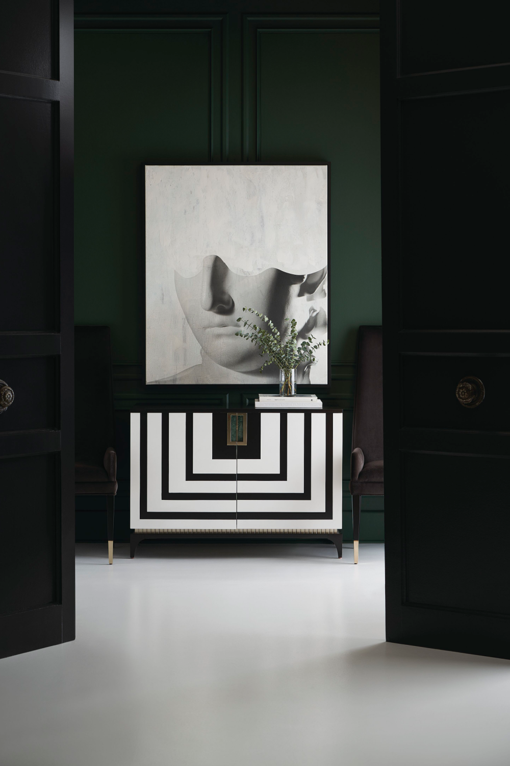 Graphical Wooden Chest | Caracole Theseus | Caracole.eu.com