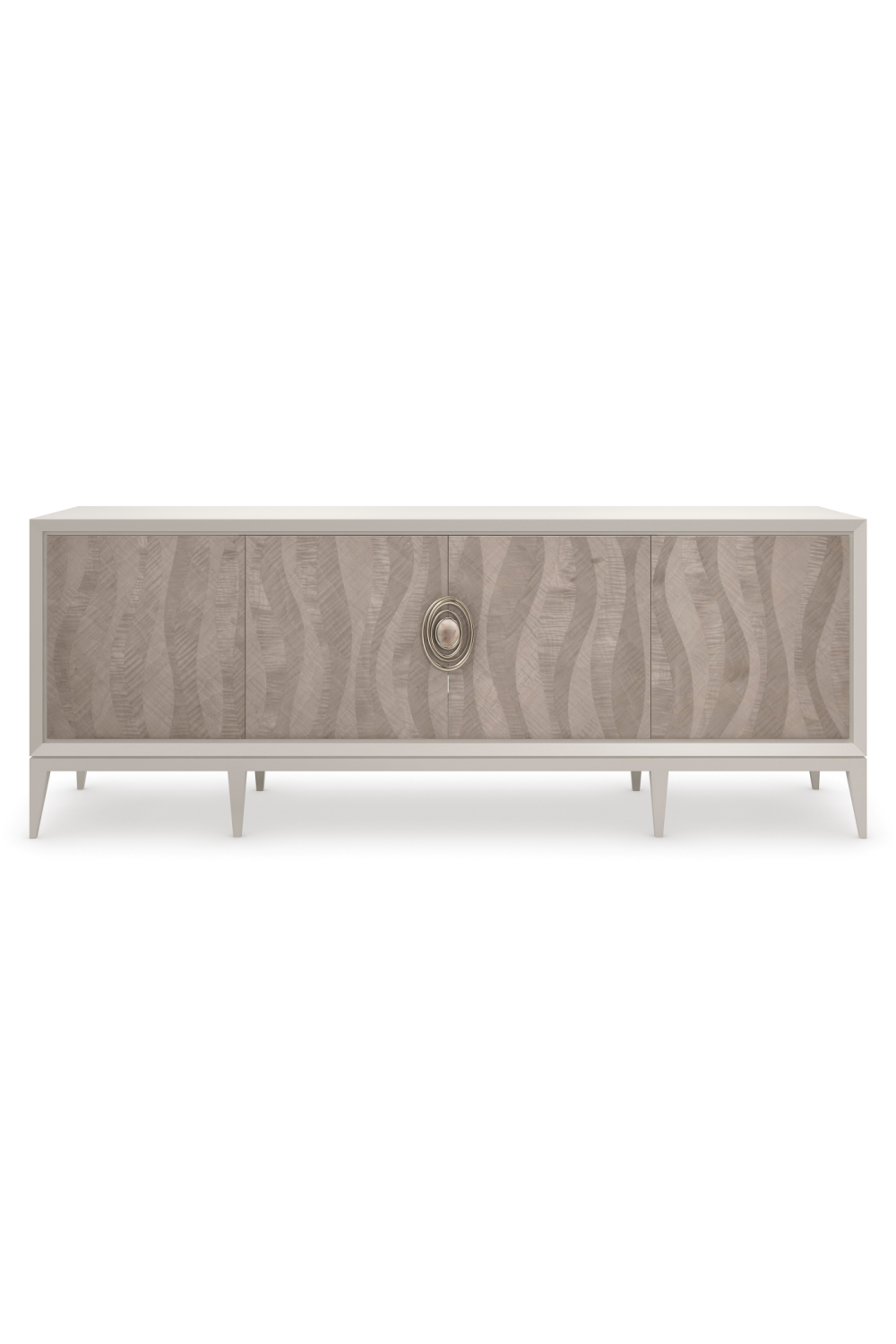 Patterned Cream Modern Sideboard | Caracole Now Streaming | Caracole.eu.com