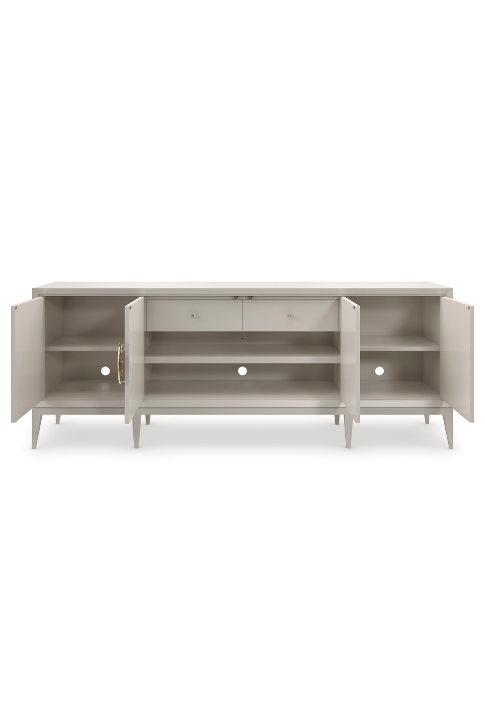 Patterned Cream Modern Sideboard | Caracole Now Streaming | Caracole.eu.com