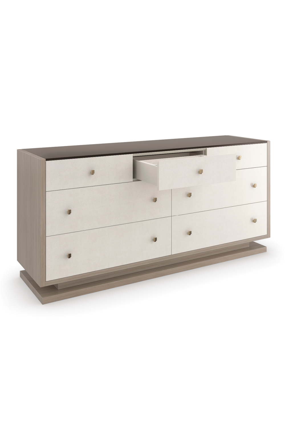 White 7-Drawer Dresser | Caracole Calypso | Caracole.eu.com