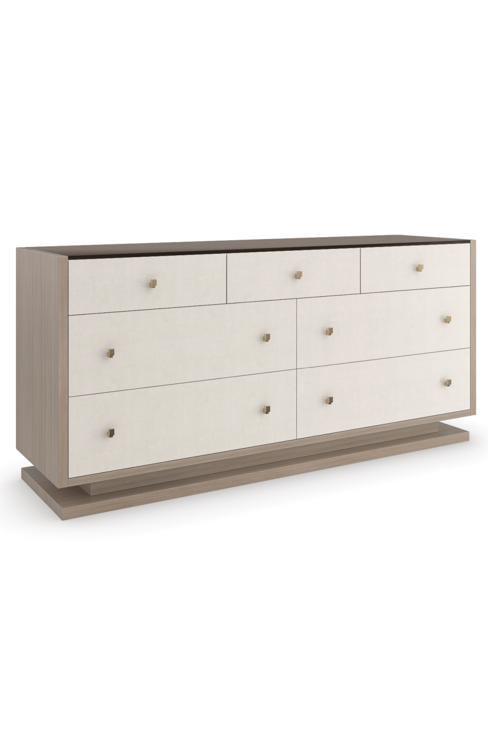 White 7-Drawer Dresser | Caracole Calypso | Caracole.eu.com