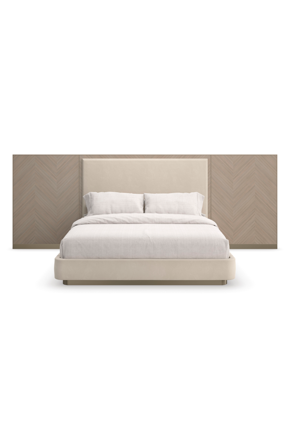 Wing Panelled Cream Bed | Caracole Anthology | Caracole.eu.com