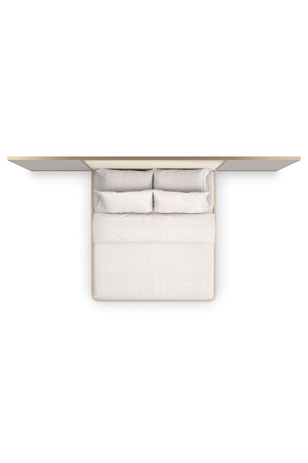 Wing Panelled Cream Bed | Caracole Anthology | Caracole.eu.com