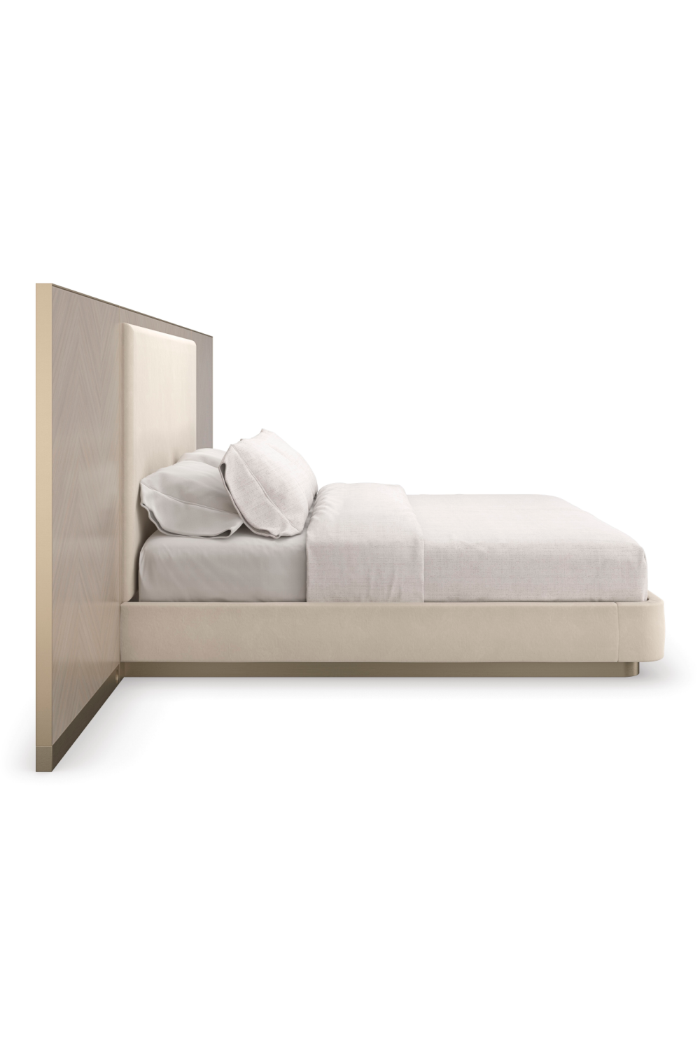 Wing Panelled Cream Bed | Caracole Anthology | Caracole.eu.com