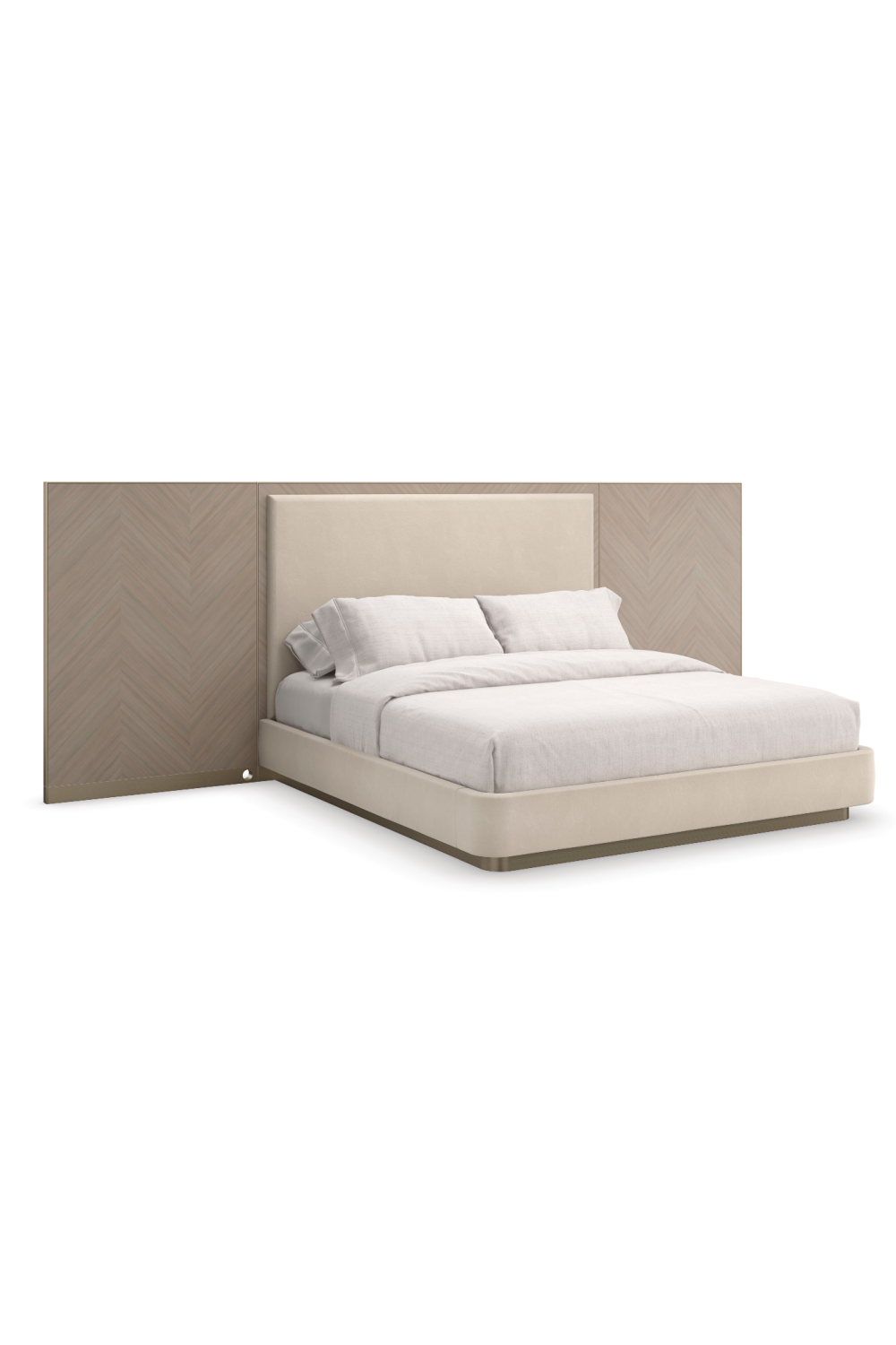 Wing Panelled Cream Bed | Caracole Anthology | Caracole.eu.com