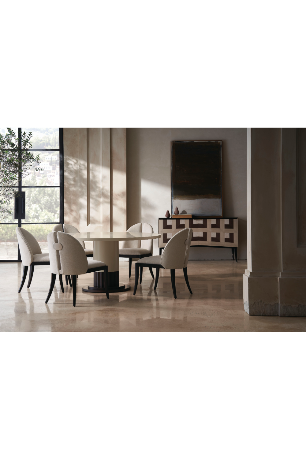 Split-Back Dining Chair | Caracole Cameo | Caracole.eu.com