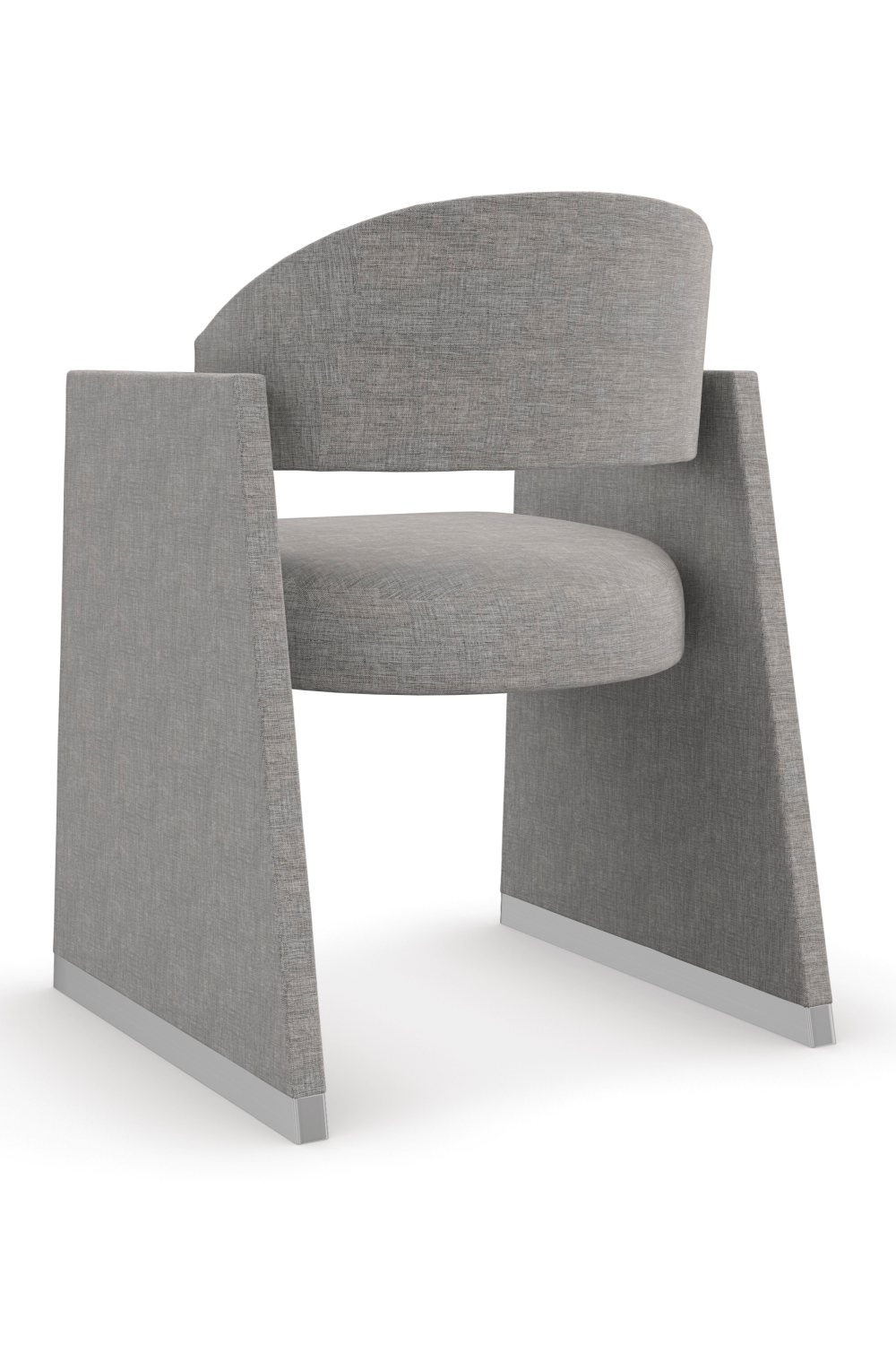 Gray Geometrical Dining Chair | Caracole Polish Off | Caracole.eu.com