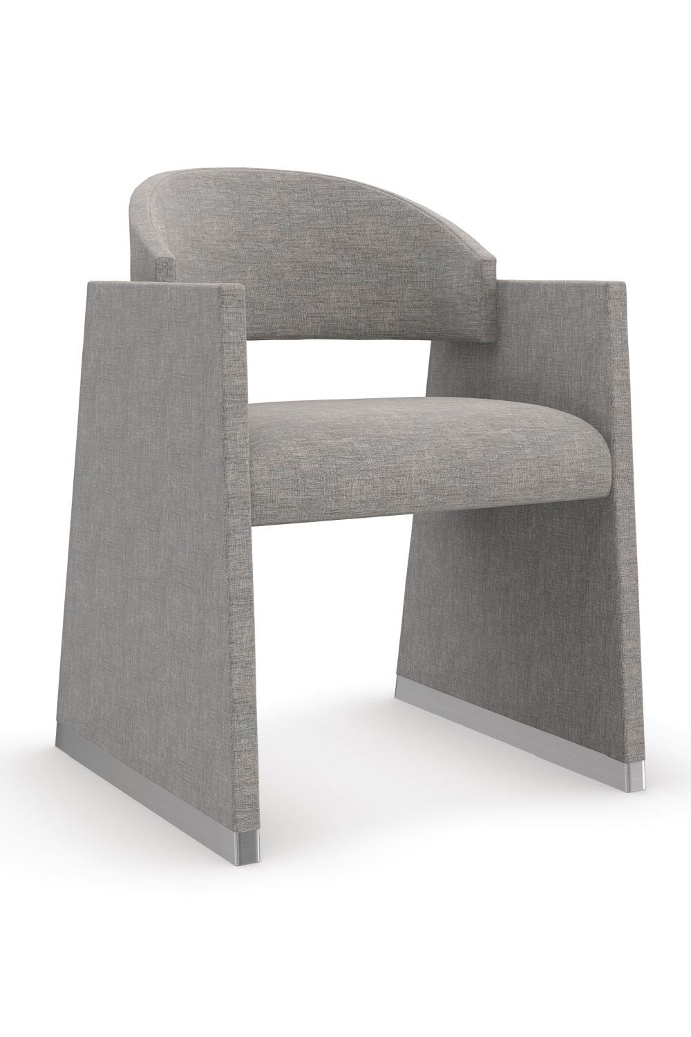 Gray Geometrical Dining Chair | Caracole Polish Off | Caracole.eu.com