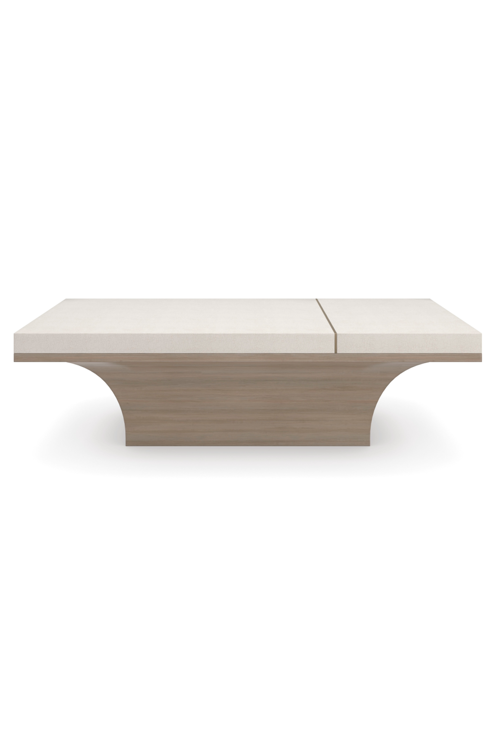 Gold Trimmed Wooden Coffee Table | Caracole Full Break | Caracole.eu.com
