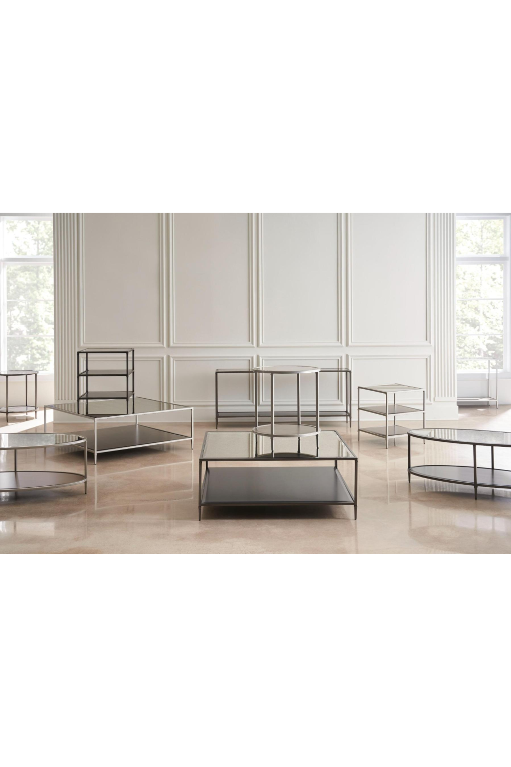 Oval Mirror Cocktail Table | Caracole Shimmer | Caracole.eu.com