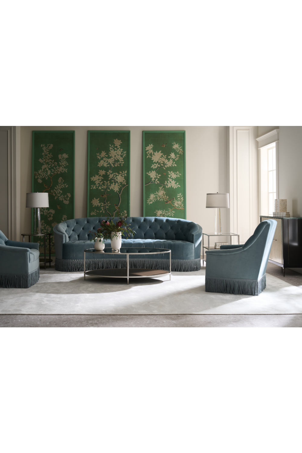 Mirrored-Top End Table | Caracole Smoulder | Caracole.eu.com