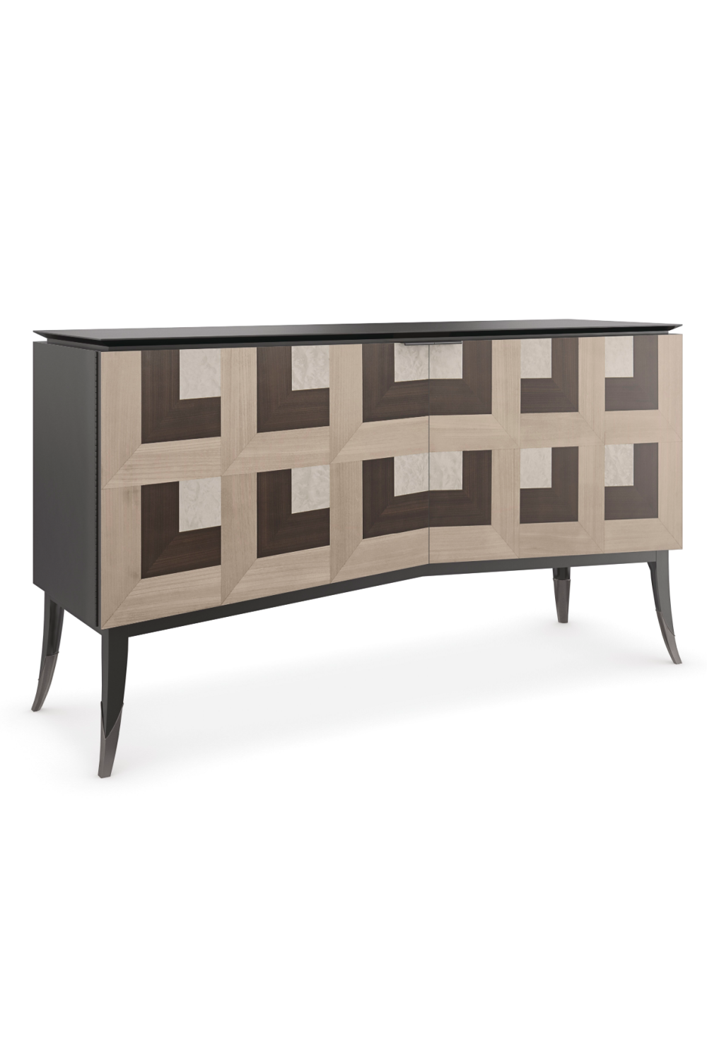 Patterned Wooden Sideboard | Caracole Escher | Caracole.eu.com