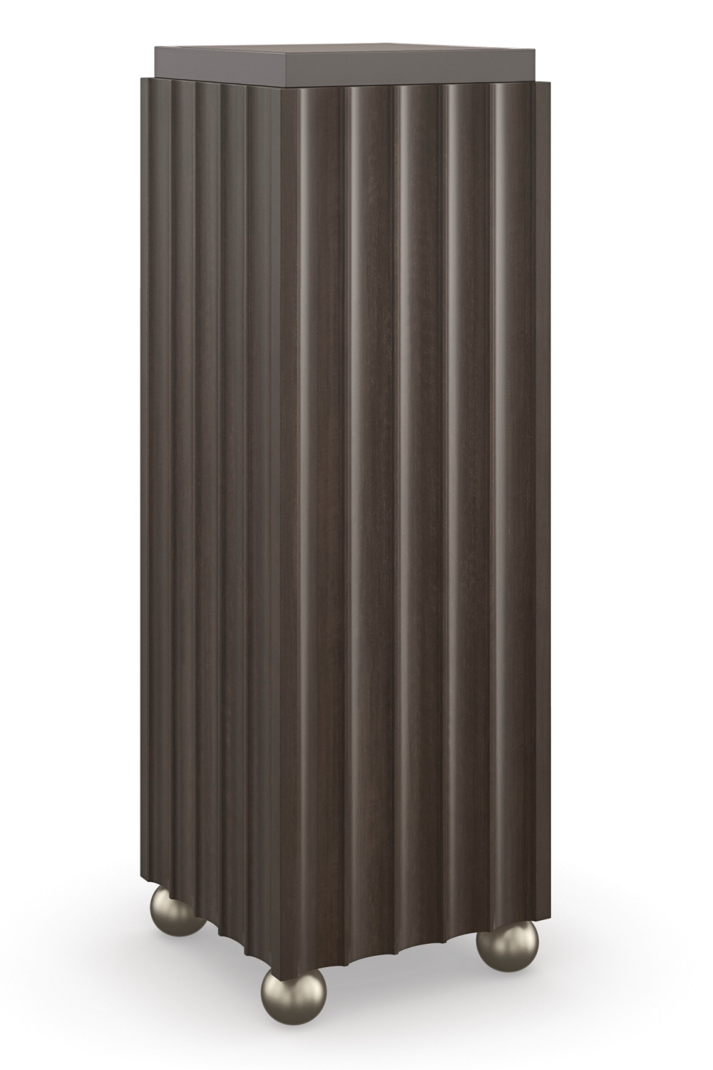 Brown Fluted Bar Table | Caracole Up To You | Caracole.eu.com