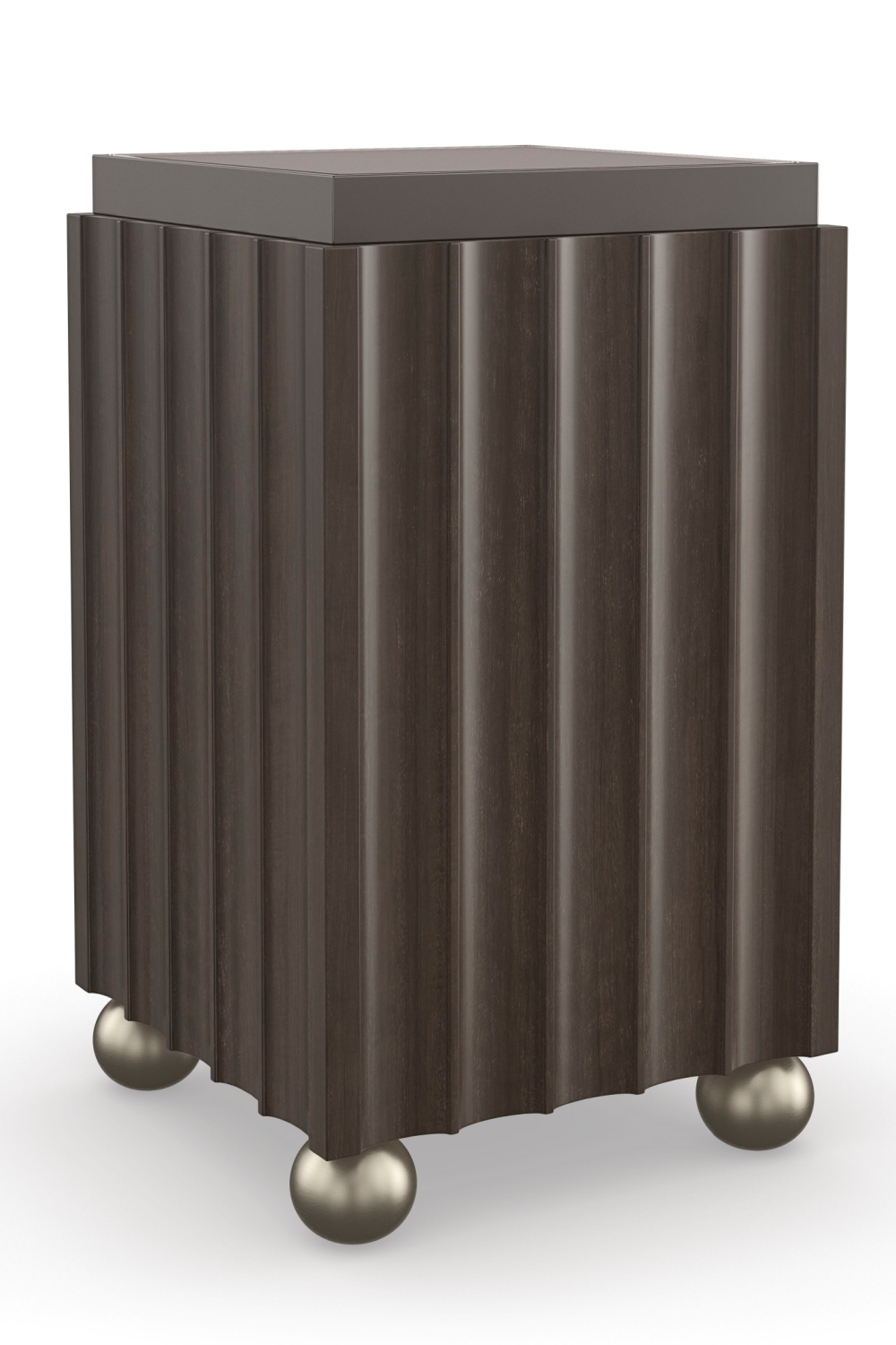 Brown Fluted Bar Table | Caracole Up To You | Caracole.eu.com