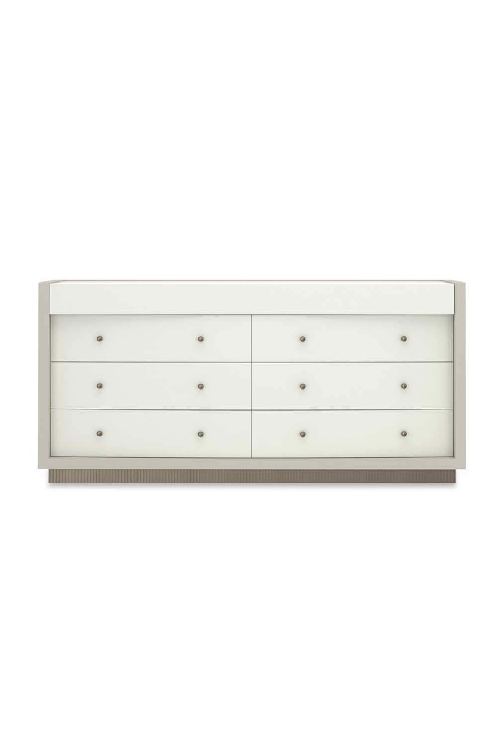 White 8-Drawer Dresser | Caracole Calais | Caracole.eu.com