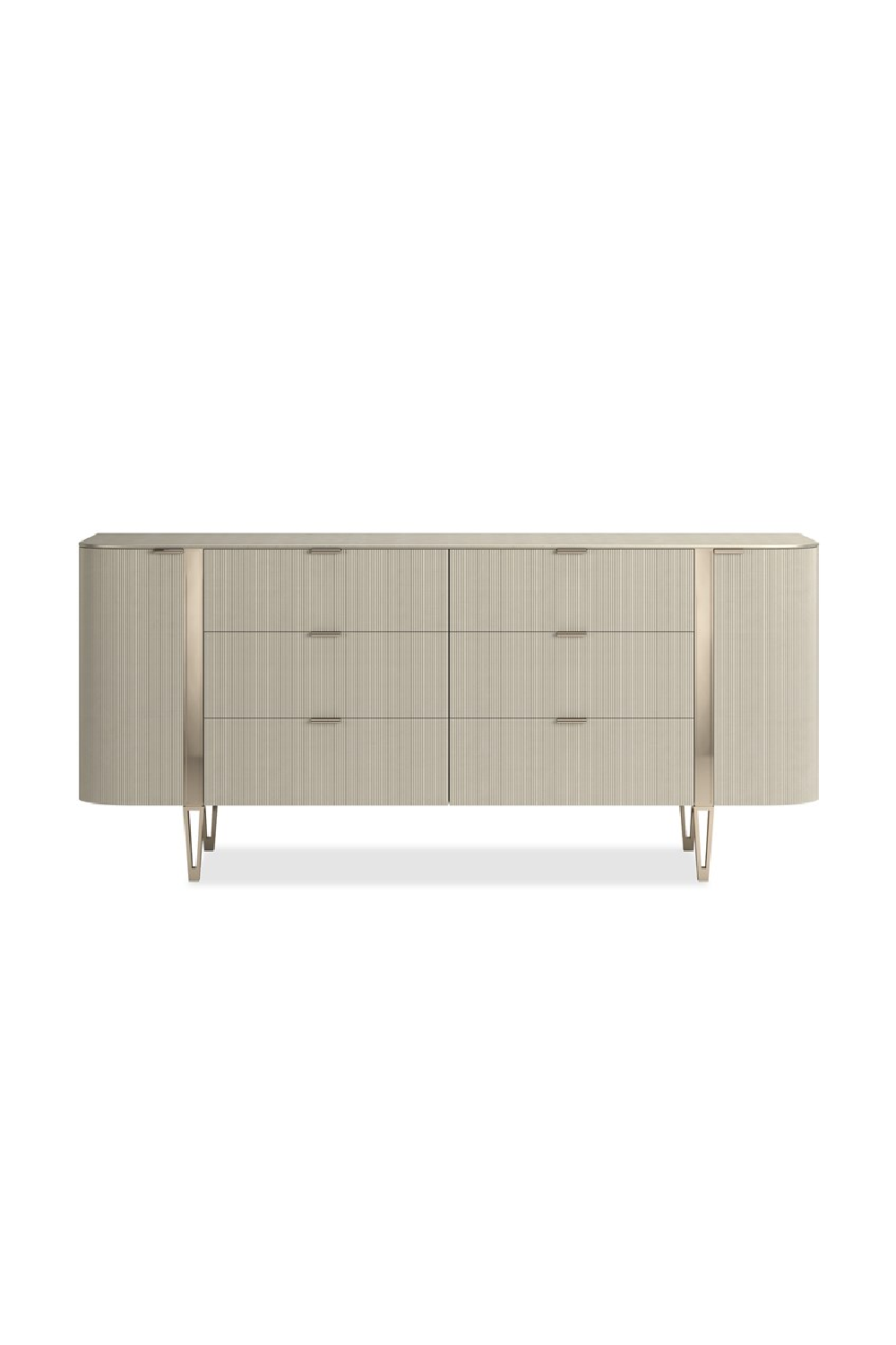 Fluted Front 6-Drawer Dresser | Caracole Love At First Sight | Caracole.eu.com