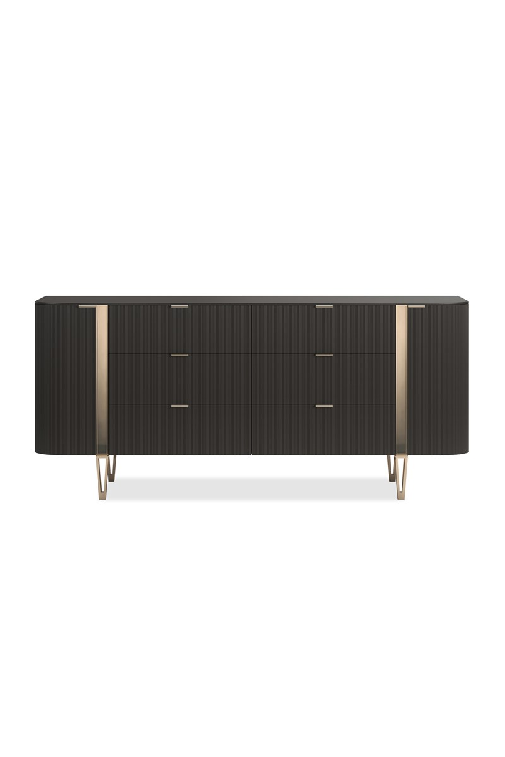 Fluted Front 6-Drawer Dresser | Caracole Love At First Sight | Caracole.eu.com