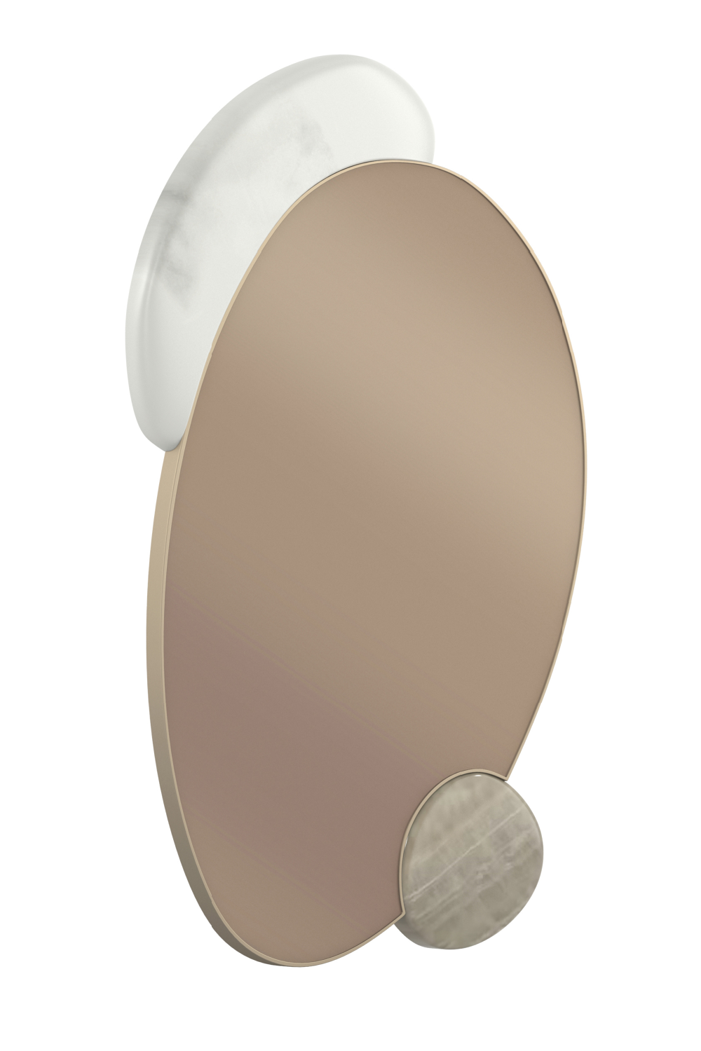 Smoked Bronze Decorative Mirror | Caracole Echo | Caracole.eu.com