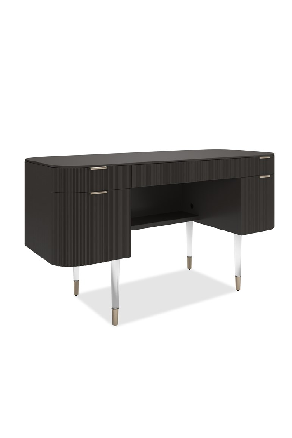Ridged 2-Drawer Desk | Caracole Lady Love | Caracole.eu.com