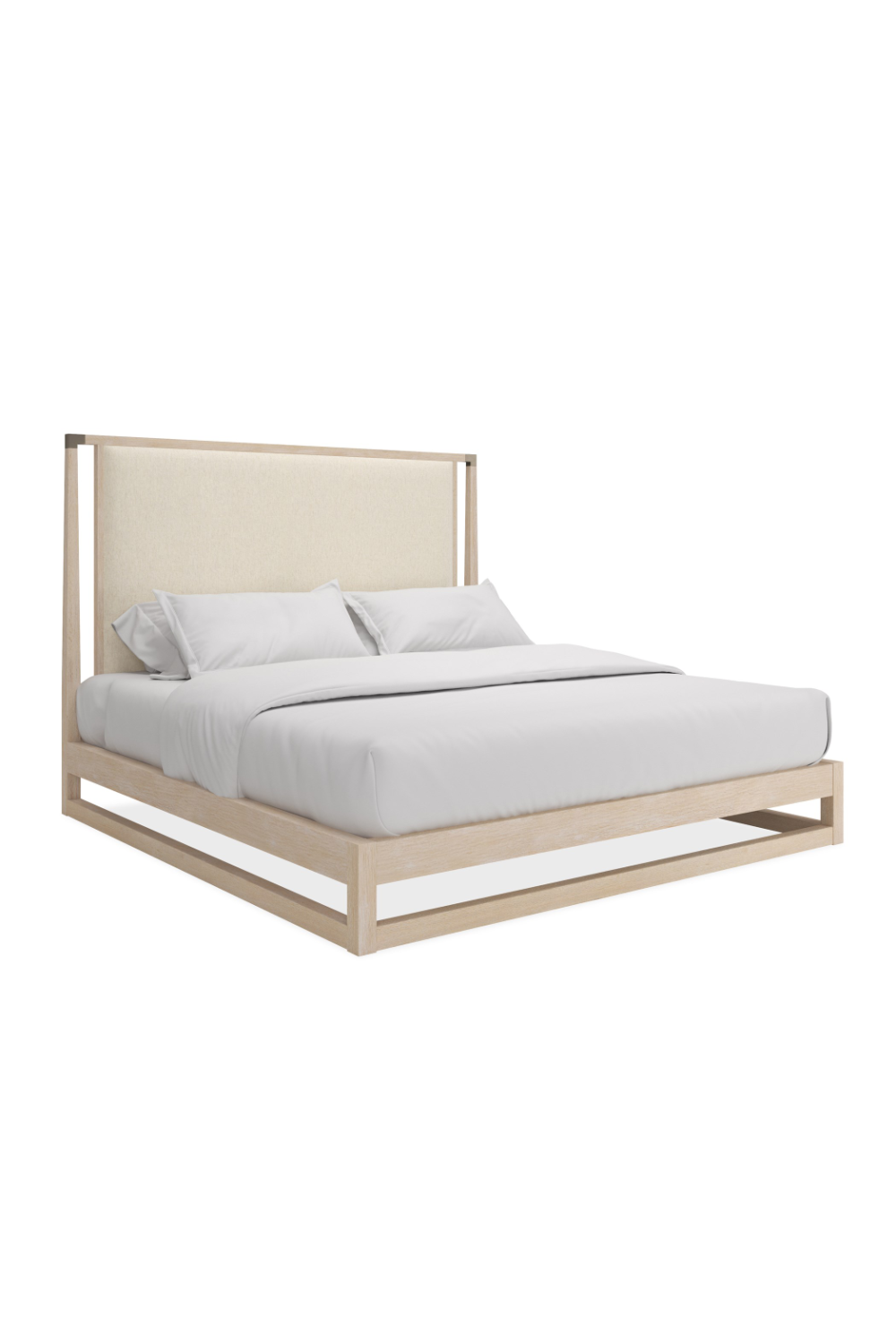 Sun-Drenched Oak Bed | Caracole Pinstripe | Caracole.eu.com