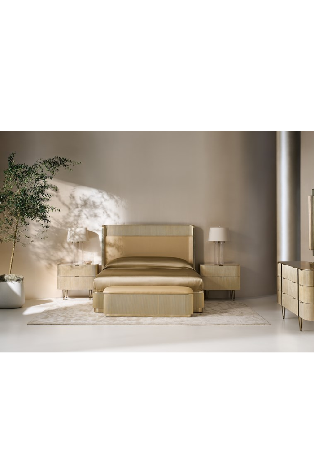 Reeded Headboard King Bed | Caracole Fall In Love | Caracole.eu.com