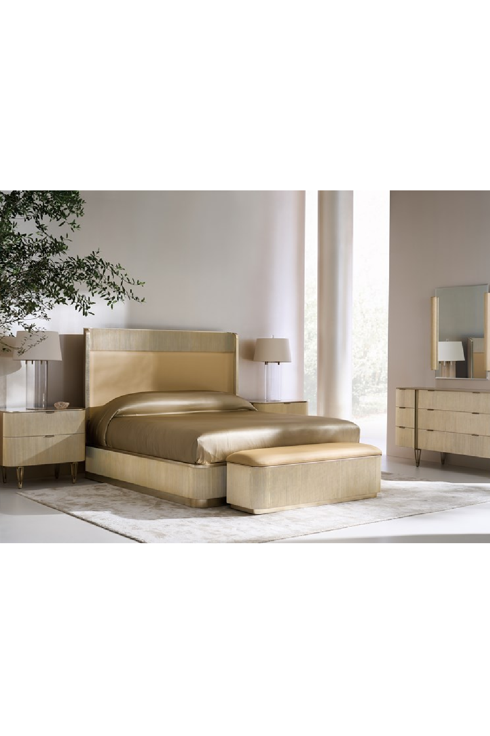 Reeded Headboard King Bed | Caracole Fall In Love | Caracole.eu.com