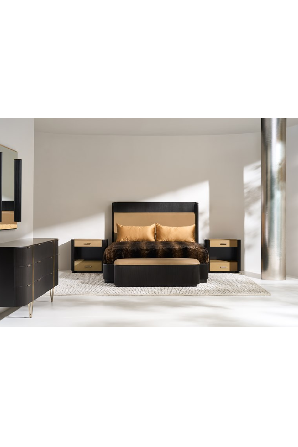 Reeded Headboard King Bed | Caracole Fall In Love | Caracole.eu.com