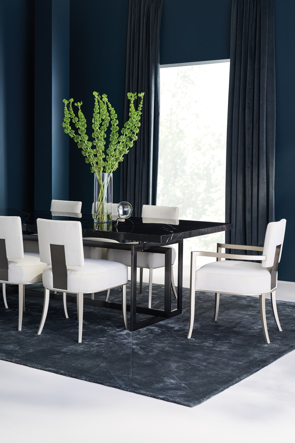 Travertine Top Dining Table | Caracole Wish You Were Here | Caracole.eu.com