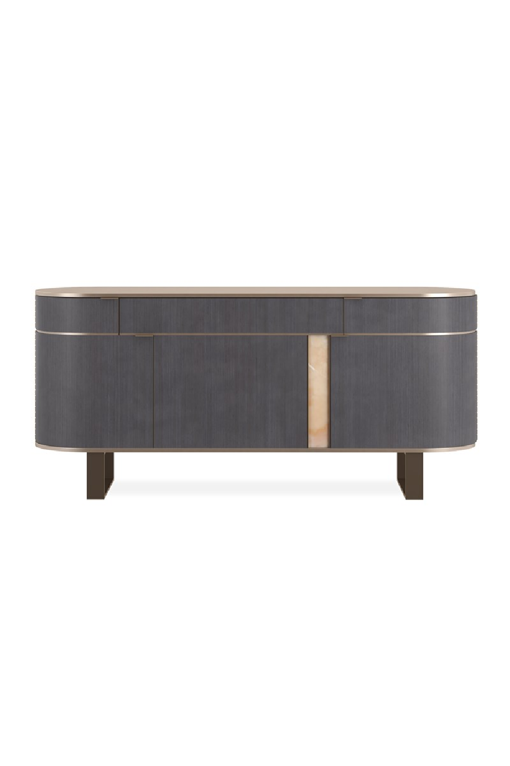 Gold Top 3-Door Sideboard | Caracole Piet | Caracole.eu.com