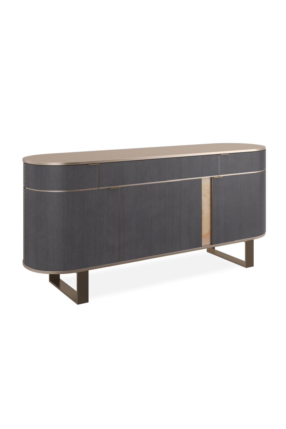 Gold Top 3-Door Sideboard | Caracole Piet | Caracole.eu.com