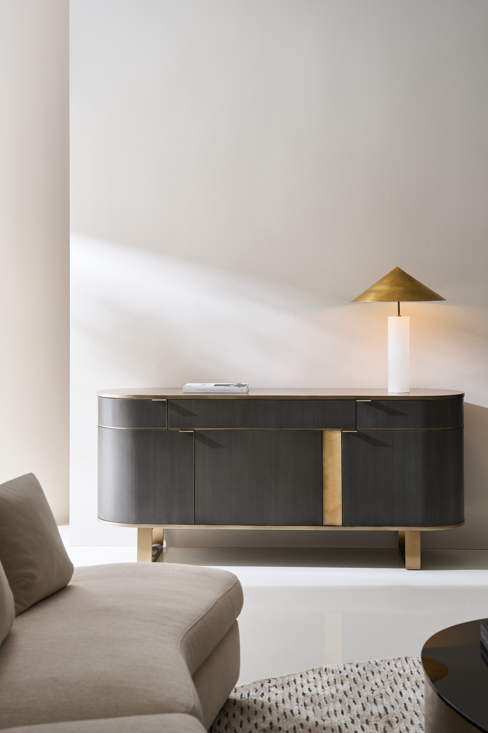 Gold Top 3-Door Sideboard | Caracole Piet | Caracole.eu.com