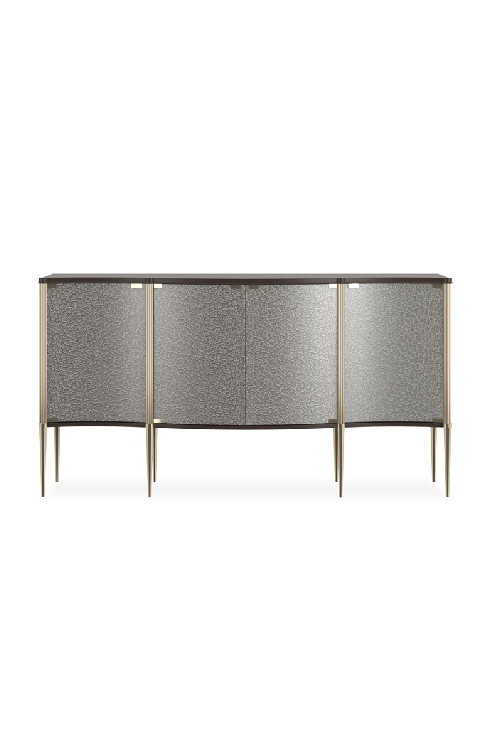 Curved Glass 4-Door Sideboard | Caracole A New Day | Caracole.eu.com
