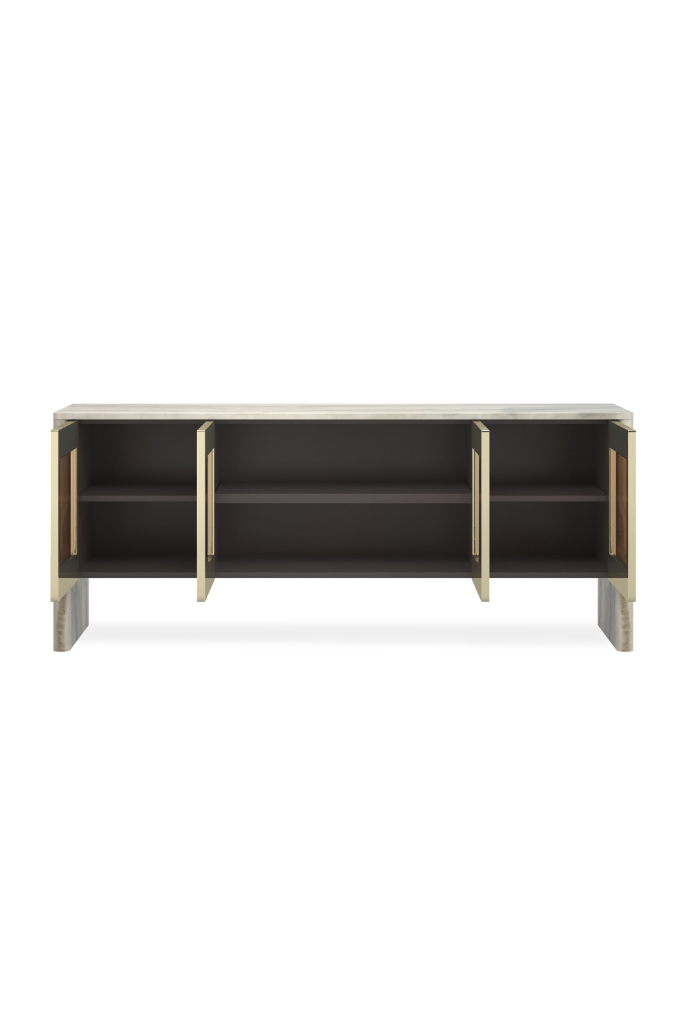 Gray Onyx 4-Door Sideboard | Caracole Sojourn | Caracole.eu.com