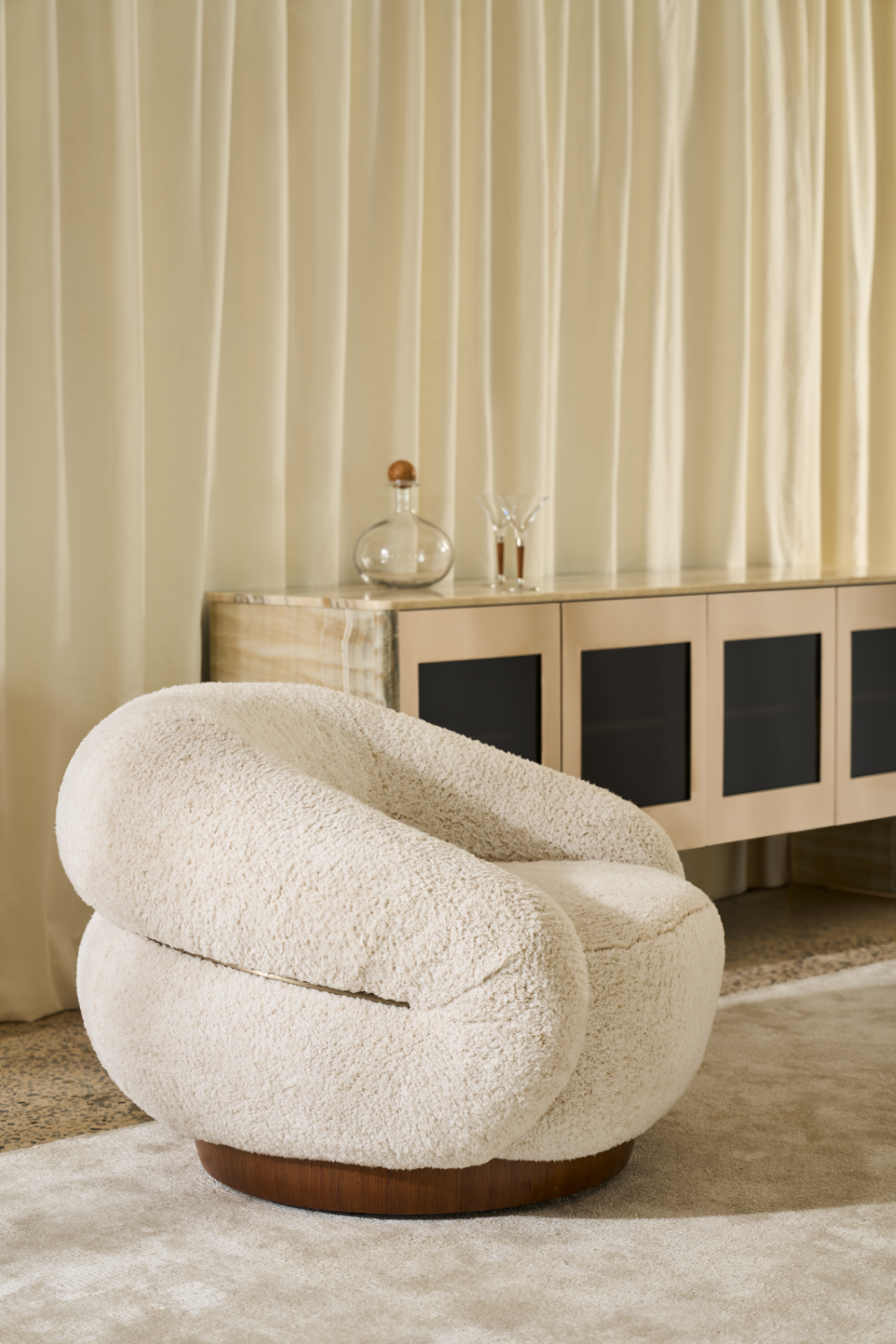 Gray Onyx 4-Door Sideboard | Caracole Sojourn | Caracole.eu.com