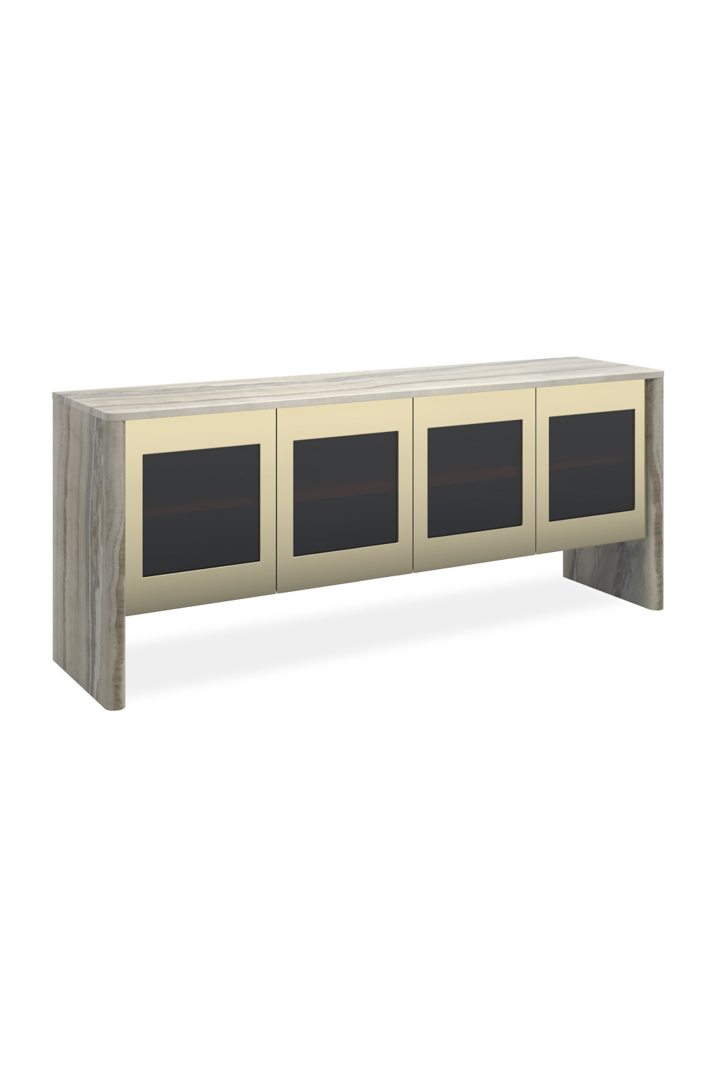 Gray Onyx 4-Door Sideboard | Caracole Sojourn | Caracole.eu.com