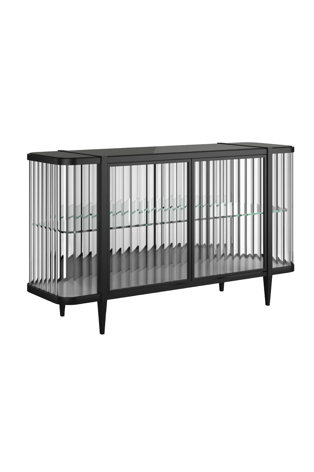 Wavy Mirror 2-Door Sideboard | Caracole Stop And Stare | Caracole.eu.com