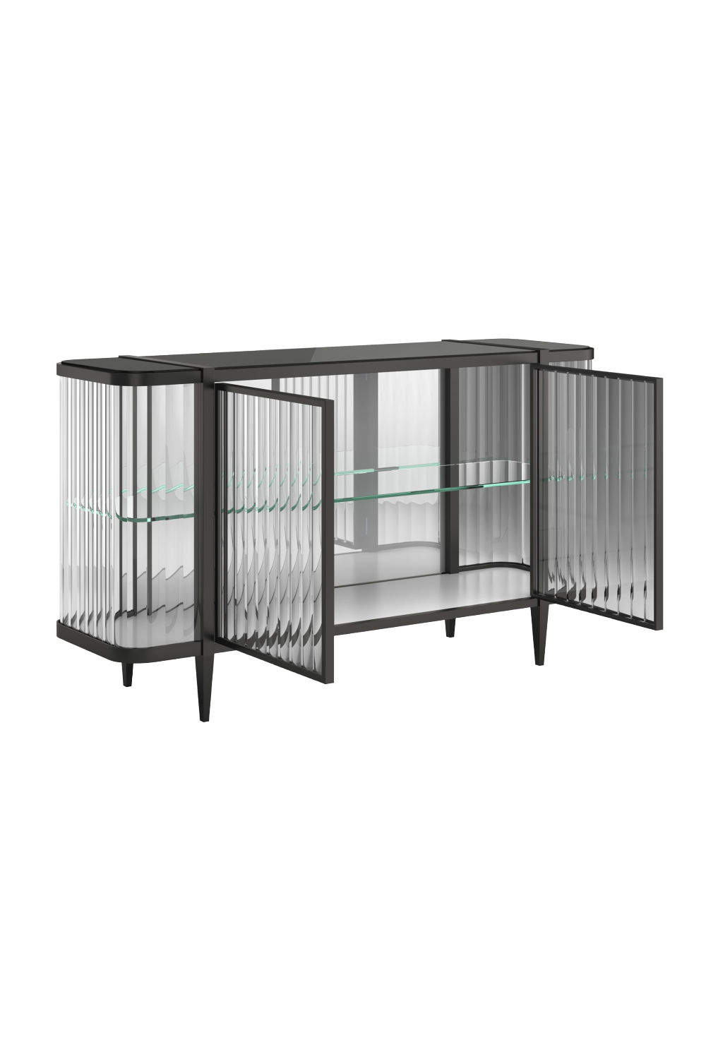 Wavy Mirror 2-Door Sideboard | Caracole Stop And Stare | Caracole.eu.com