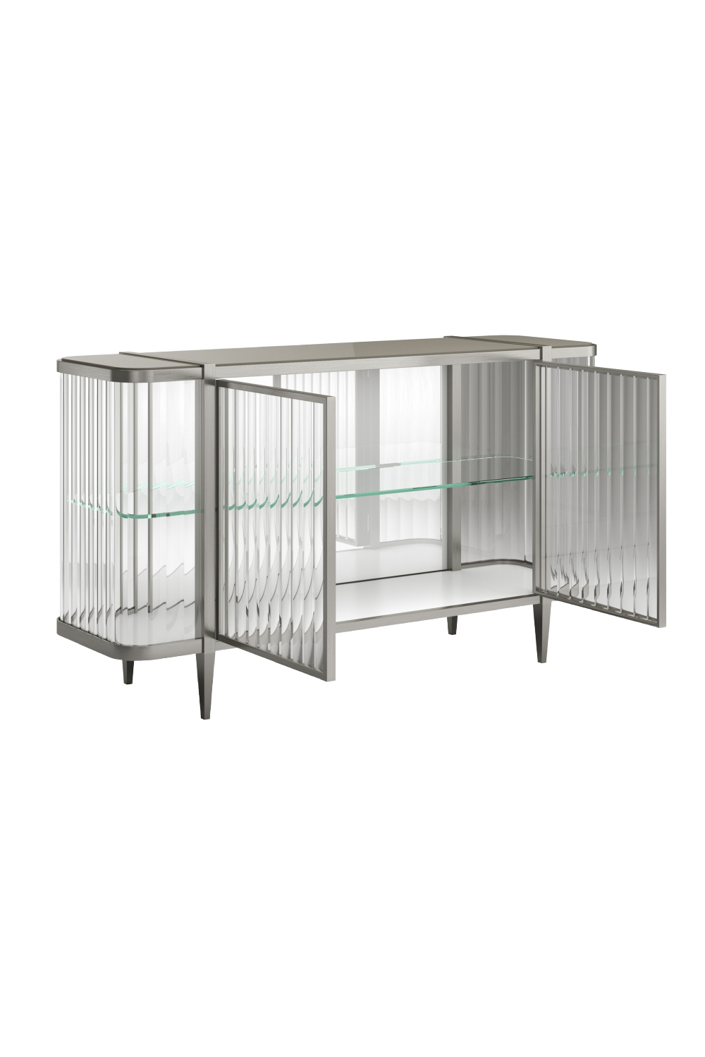 Wavy Mirror 2-Door Sideboard | Caracole Stop And Stare | Caracole.eu.com