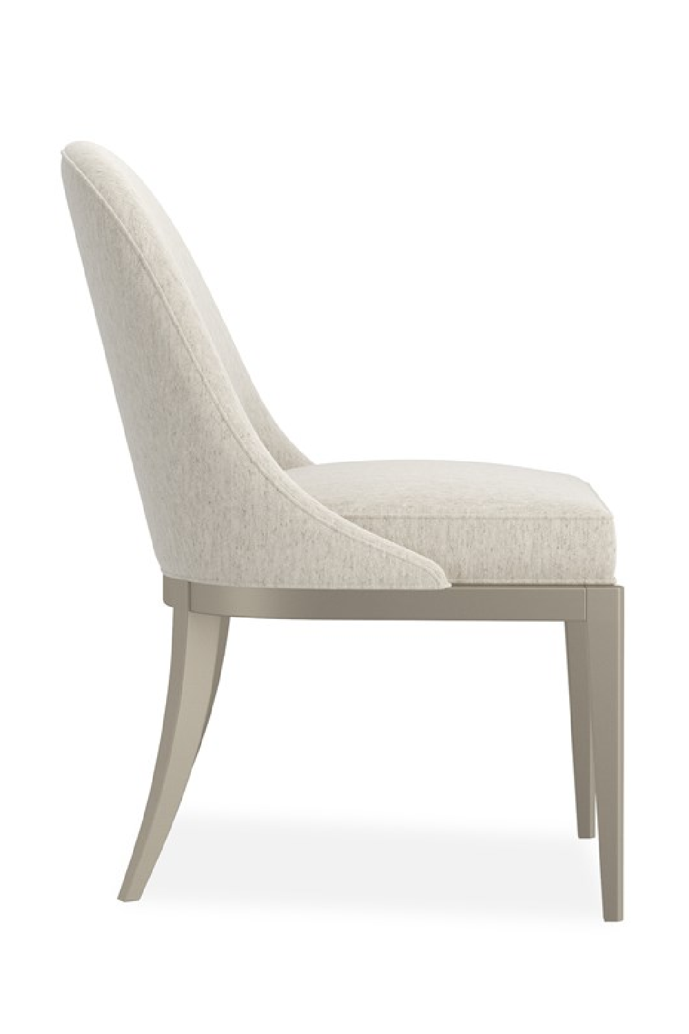 Ecru Arched-Back Side Chair | Caracole Natural Choice | Caracole.eu.com