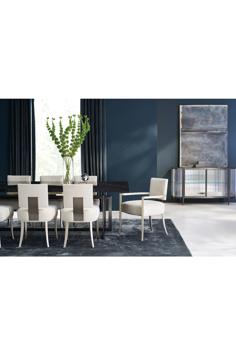 Square Back Side Chair | Caracole Reserved Seating | Caracole.eu.com