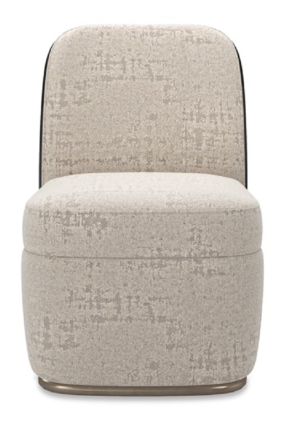 Silver-Taupe Chenille Dining Chair | Caracole Cabochon | Caracole.eu.com