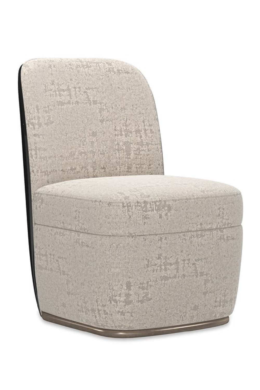 Silver-Taupe Chenille Dining Chair | Caracole Cabochon | Caracole.eu.com