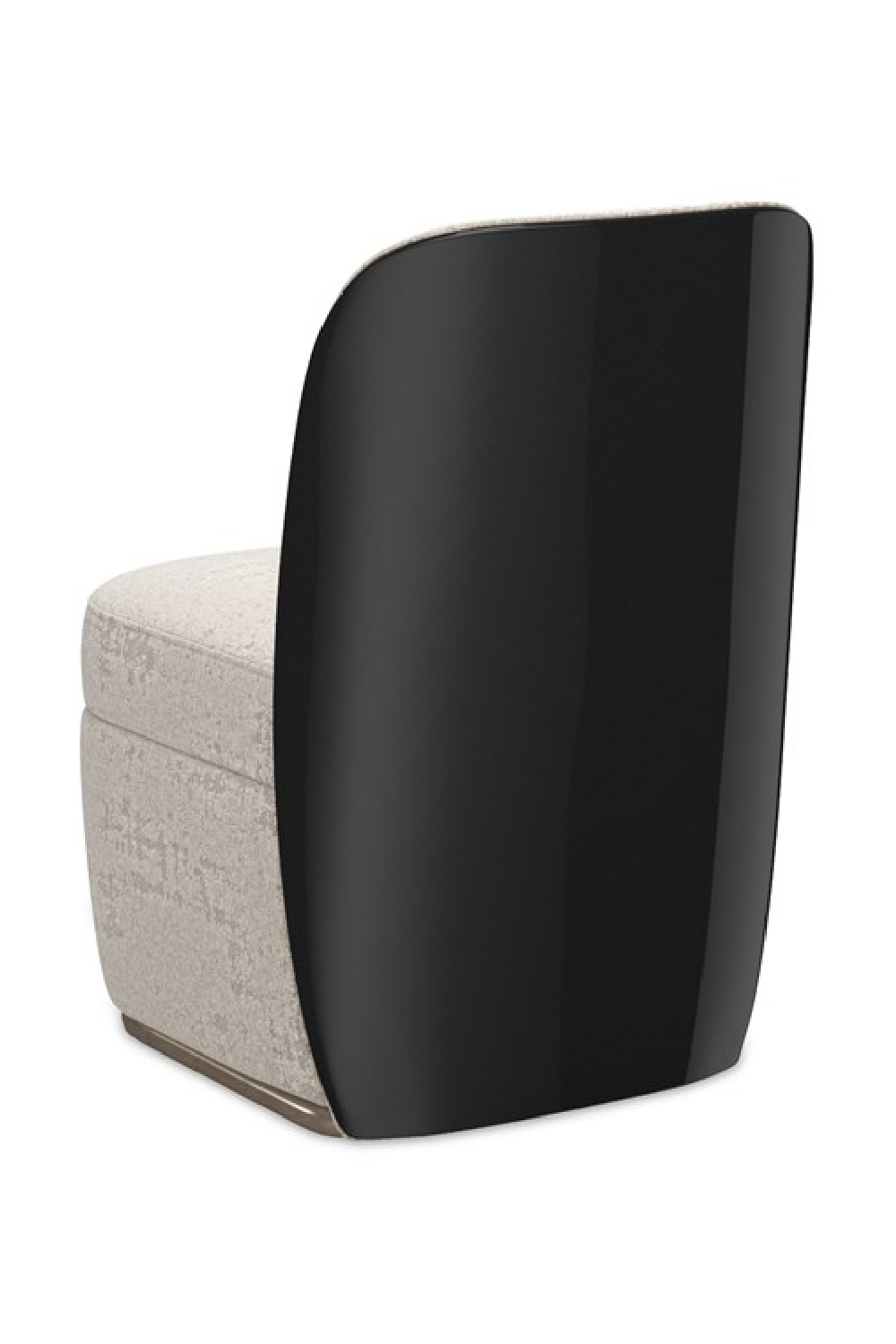 Silver-Taupe Chenille Dining Chair | Caracole Cabochon | Caracole.eu.com