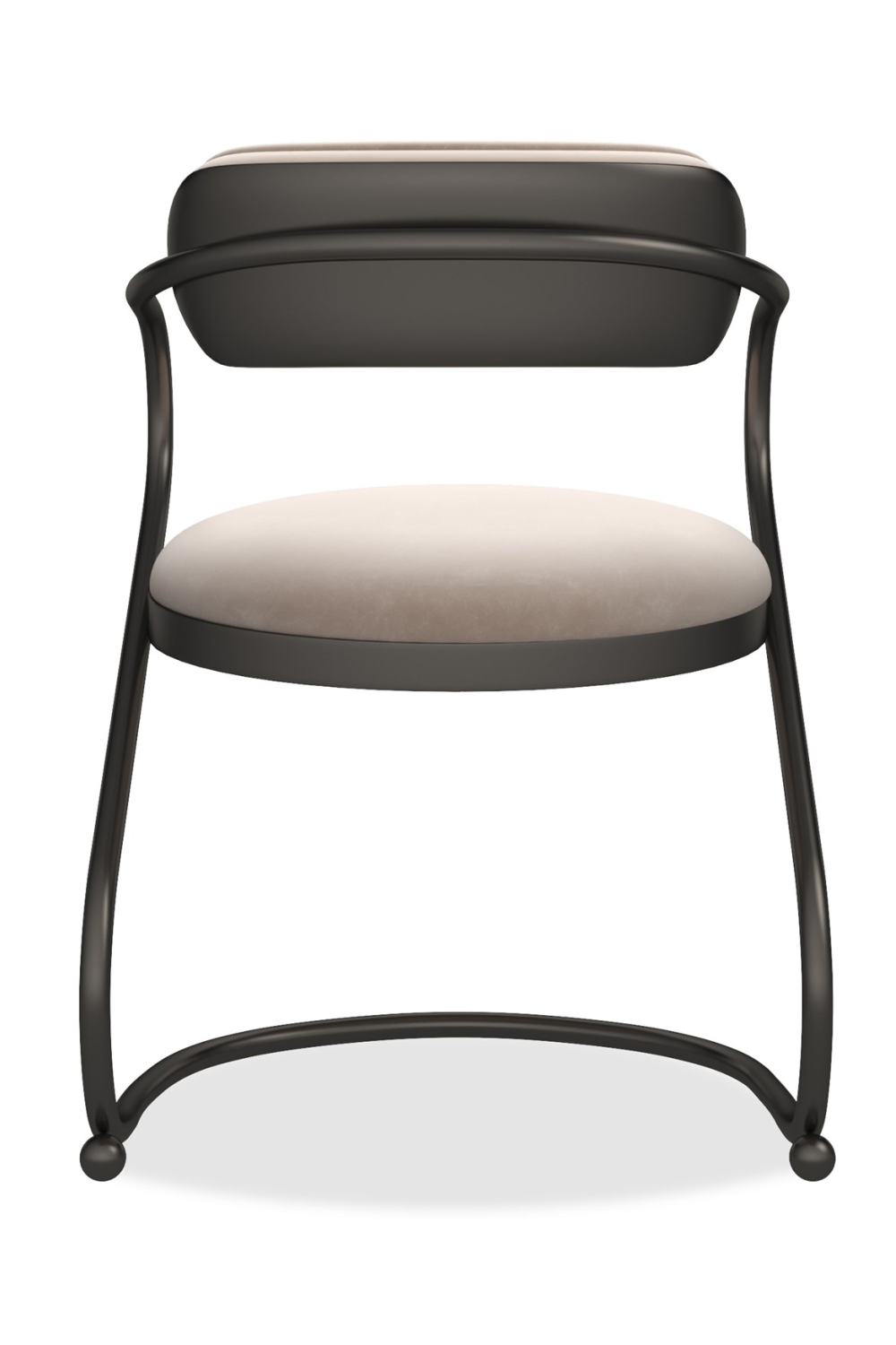 Wavy Bronze Framed Dining Chair | Caracole Retrospect | Caracole.eu.com