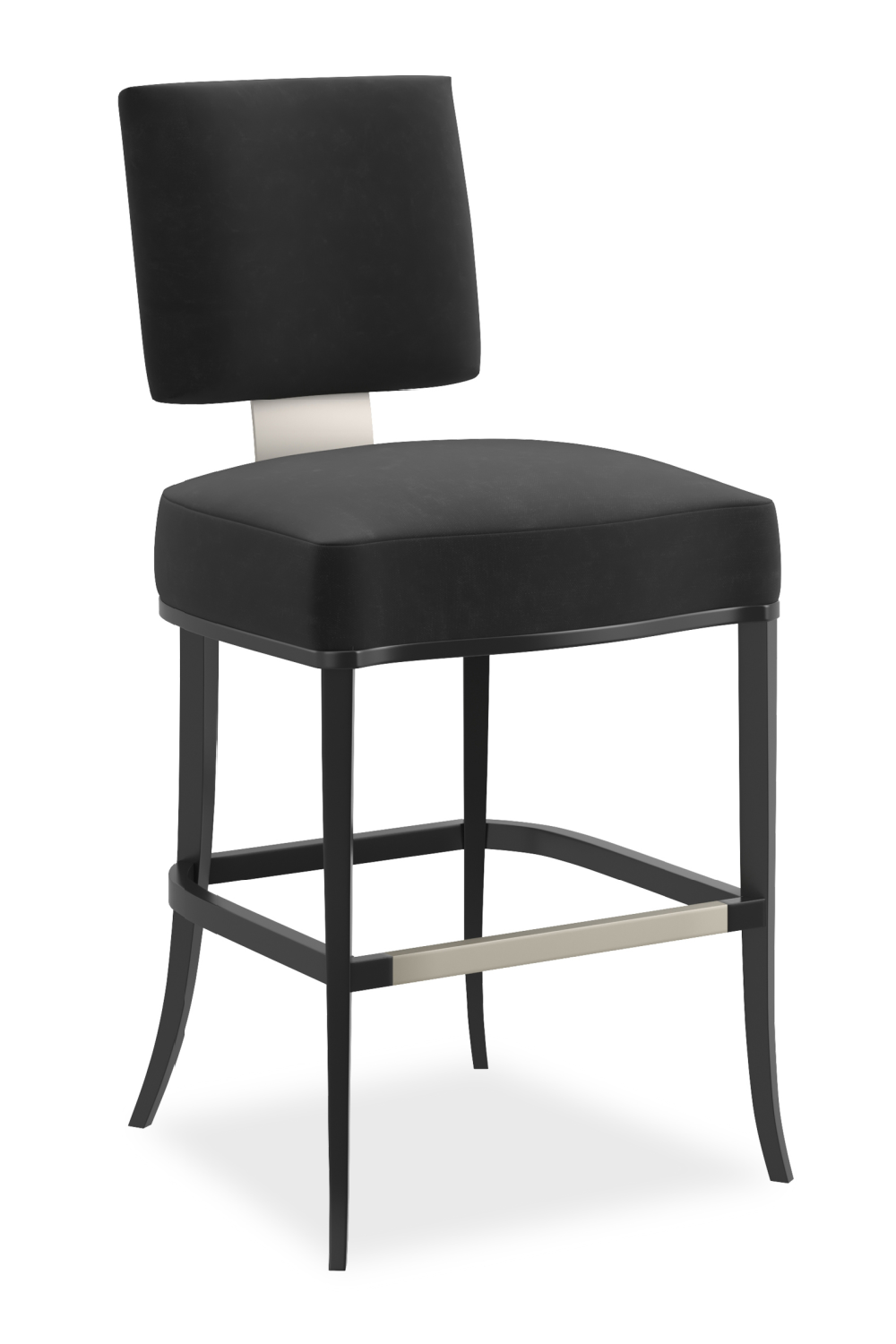 Square-Back Counter Stool | Caracole Reserved Seating | Caracole.eu.com