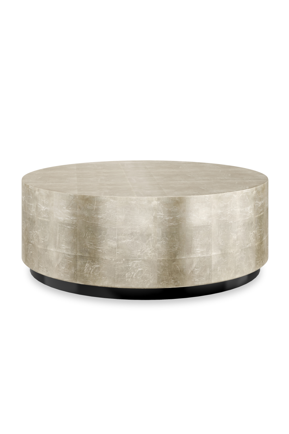 Taupe Silver Round Coffee Table | Caracole Coffee Couture | Caracole.eu.com