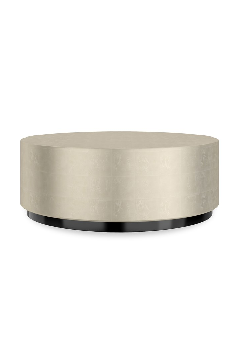 Taupe Silver Round Coffee Table | Caracole Coffee Couture | Caracole.eu.com